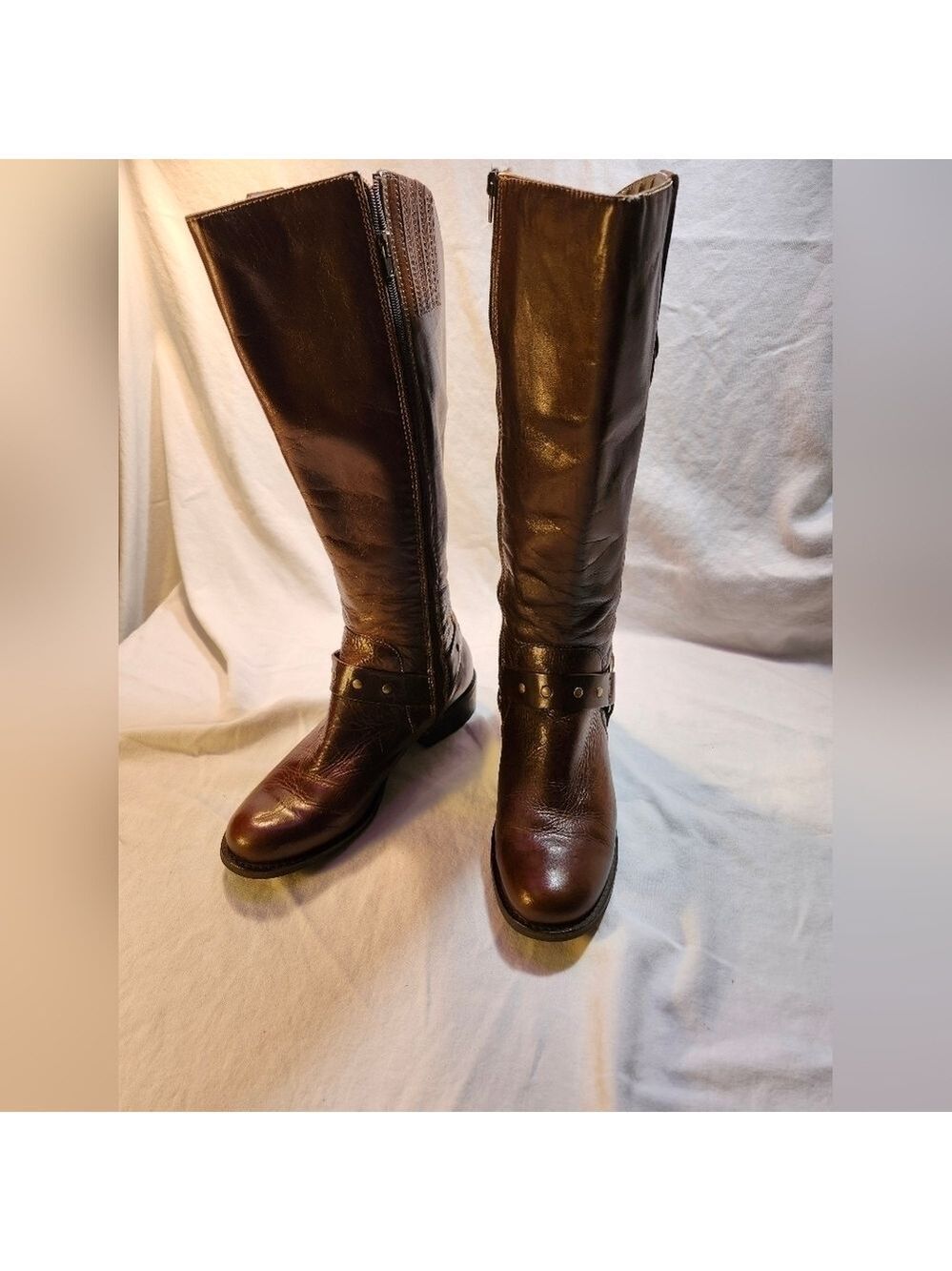 J Jill tall leather riding boots sz‎ 8.5M